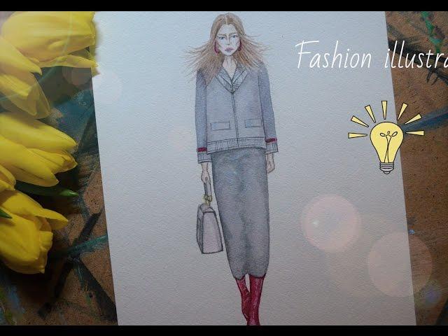 Fashion illustration for Lesya Shapel