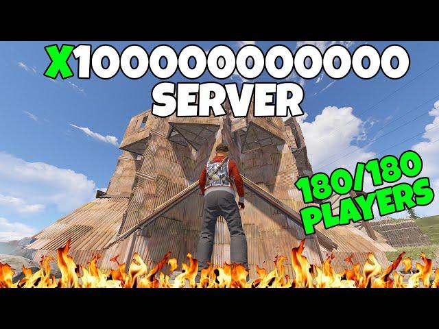 RUST | THE INSANE x100000 RUST SERVER EXPERIENCE !