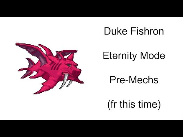 Eternity Mode Duke Fishron Without Beating Any Mechanical Boss