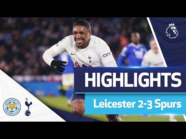 Bergwijn scores TWICE after 95th minute to win it! | LEICESTER 2-3 SPURS | EXTENDED HIGHLIGHTS