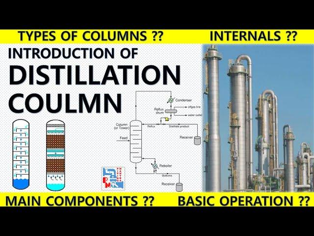 What is a Distillation Column? | Column Internals & Components | Basic Operations | Piping Mantra |