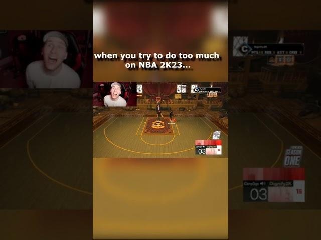 The BIGGEST FAIL on NBA 2K23 #nba2k23 #dignify2k