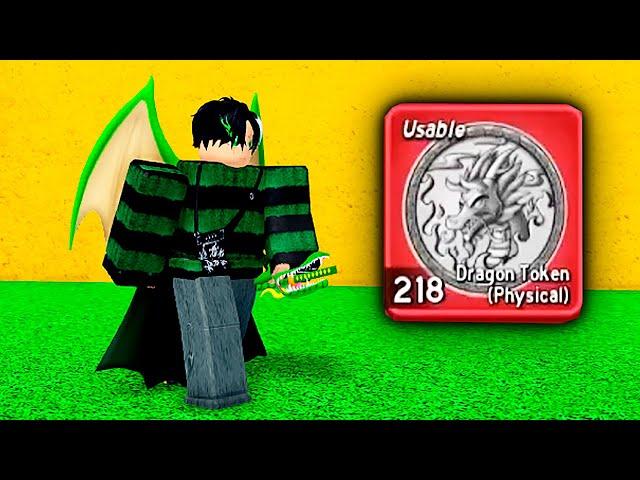 USEI 200 DRAGON TOKENS DA ATUALIZAÇÃO NO BLOX FRUITS (QUANTAS DRAGONS?)