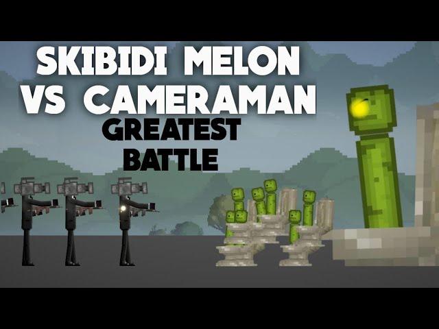 SKIBIDI BOP YES YES YES | MELON SKIBIDI TOILET VS CAMERAMAN | MELON PLAYGROUND