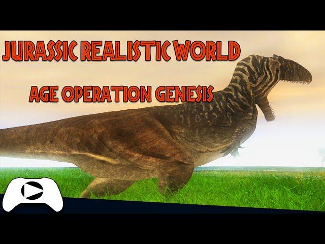 JPOG Mod Jurassic Realistic World Age Operation Genesis - Gameplay PC