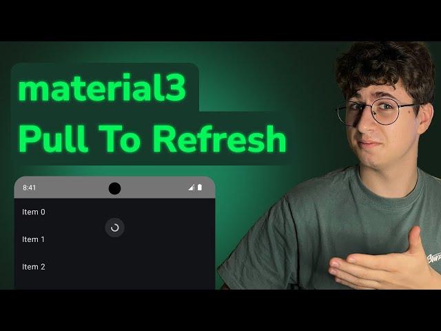 Pull To Refresh using material3 - Jetpack Compose