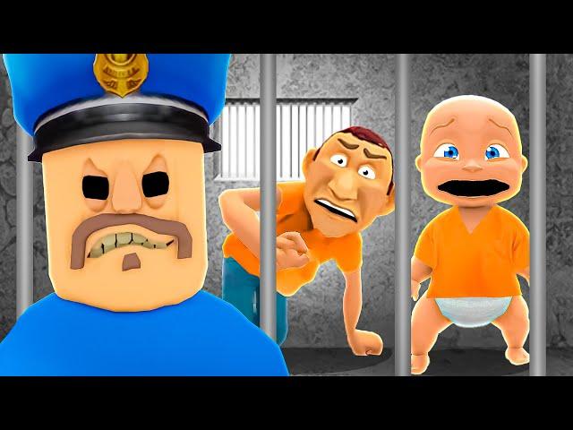 Baby and Daddy TRAPPED in Barry's Prison!