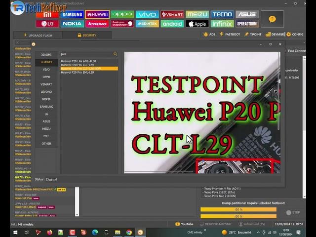 huawei p20 pro frp bypass one clic By unlock tool