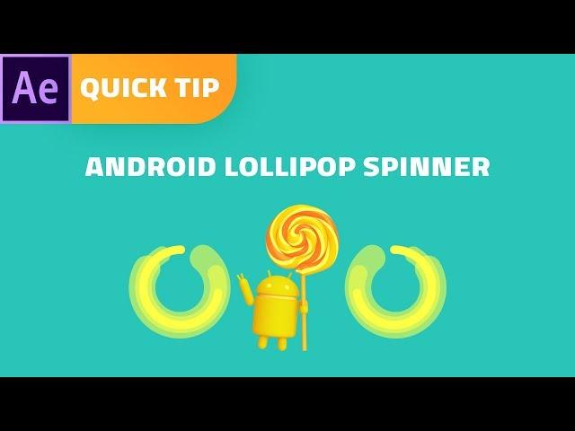 Android Lollipop loading animation - After Effects tutorial [Quick and Easy]