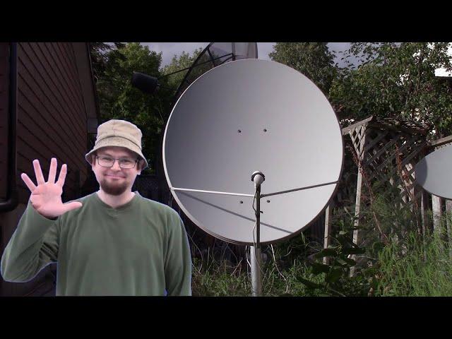 Digging A hole For A Satellite Dish