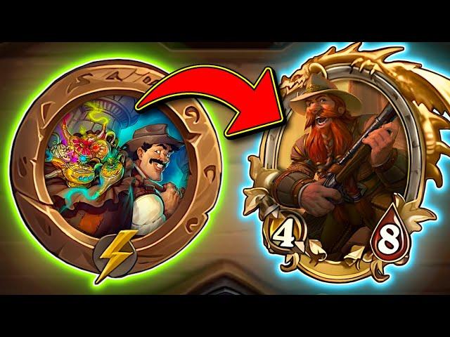 SEVEN Triples on Turn 8?! - INSANE Turn! | Hearthstone Battlegrounds