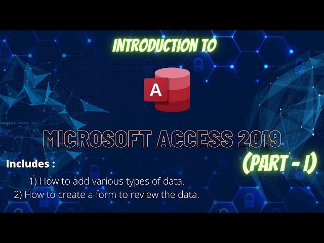 How to use Microsoft Access 2019