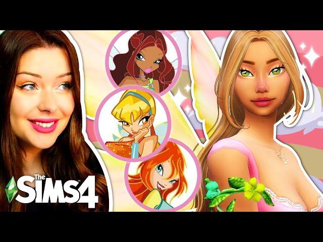 Creating WINX FAIRIES in The Sims 4 CAS