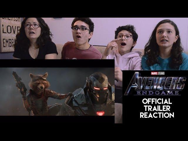 AVENGERS: ENDGAME | OFFICIAL TRAILER REACTION | MAJELIV FAMILY REACTIONS