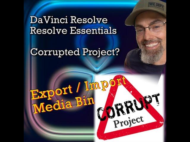 How to Fix a Corrupt DaVinci Resolve Project & Recover Your Media Bins!