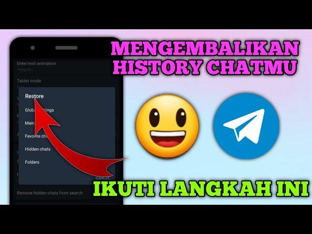 Cara Restore di Telegram