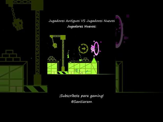 Geometry Dash: Jugadores Antiguos VS Jugadores Nuevos #geometrydash #meme #humor #gaming #shorts