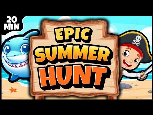 ️ Epic Summer Hunt! ️ Brain Break ️ Shark Hunt ️ Pirate Hunt | Brain Breaks for Kids | Bear Hunt