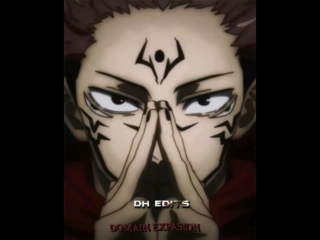 Sukuna Gojo Domain expasion#youtubeshorts#anime#video  #mangaedit#jujutsokaisenedit