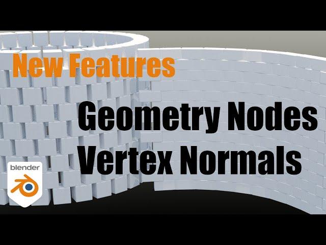 New Blender 2.93 Features: Vertex Normals in Geometry Nodes