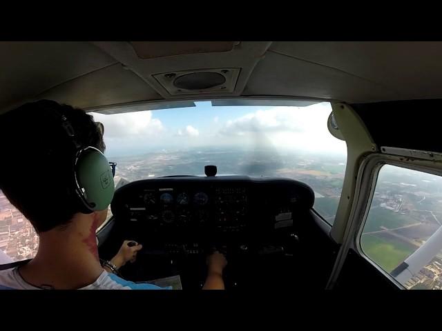 Solo flight LLHZ-LLHA-LLHZ Cessna 172