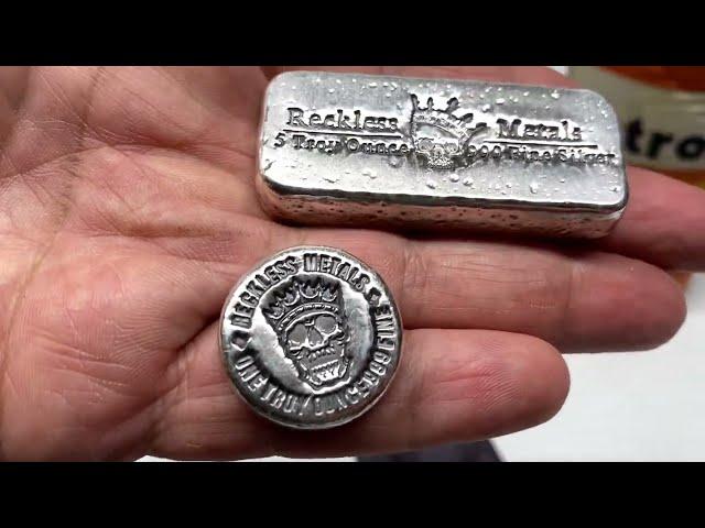 Reckless Metals Poured Silver