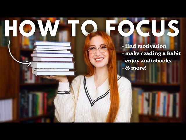 How to Read More in 2025  practical tips for focus, motivation, enjoying audiobooks, & more!