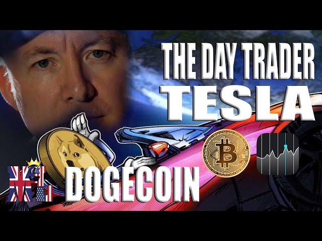 TESLA ACCEPTS DOGECOIN!! - LIVE Trades - The Day Trader - Martyn Lucas