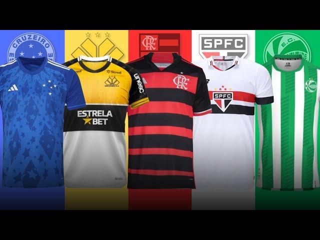 TODAS as CAMISETAS do BRASILEIRÃO 2024!