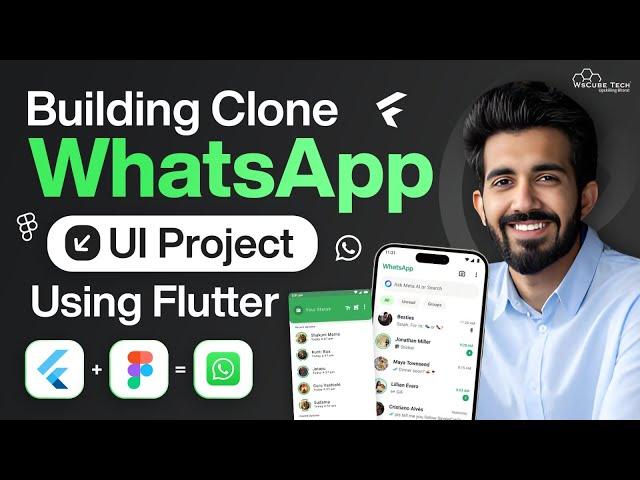 Building WhatsApp UI Clone with Flutter for Beginners [3 Hours Project with Resources]