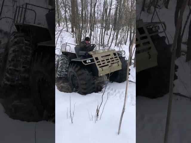 Вездеход - Каракат Тайга 4x4 | Снежная канава