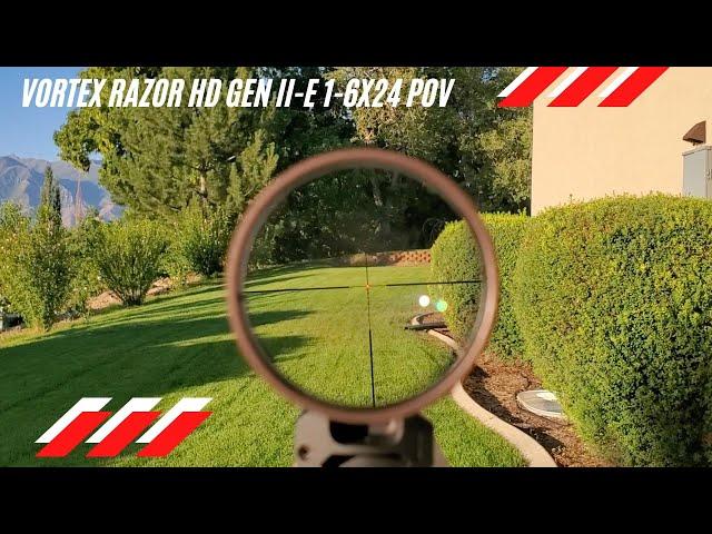 Vortex Razor HD Gen II-E 1-6x24 JM-1 Reticle POV | Vortex Optics