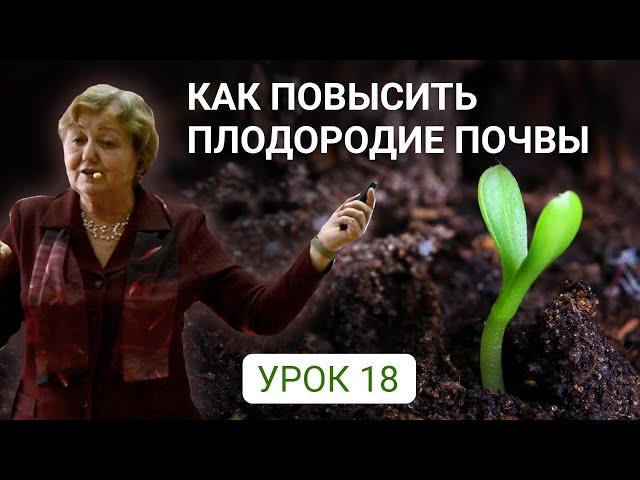 Как повысить плодородие почвы - лекция доктора биологических наук