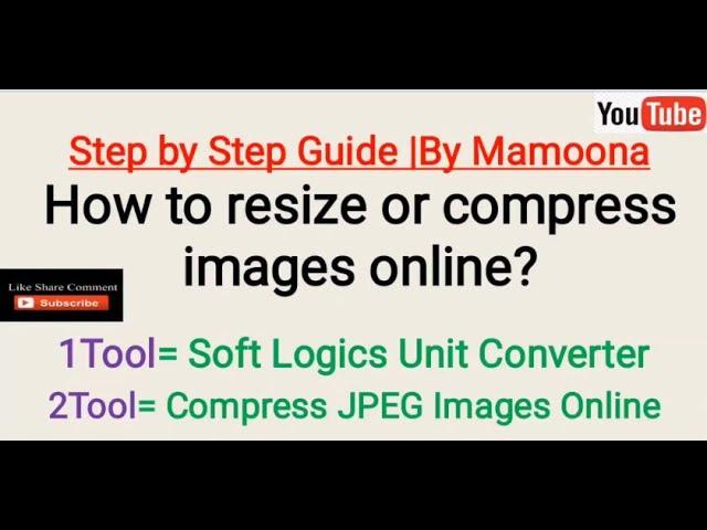 How to compress image size online without losing quality for free | Online Tools -Step by Step Guide