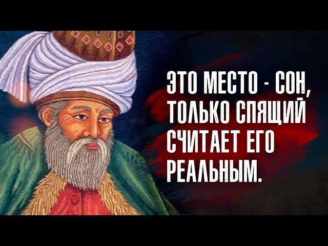 Джалаладдин Руми - Невежественный человек не видит красоты розы, а цепляется за ее шипы.