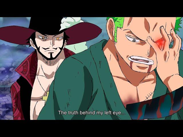 Zoro Explains Why Mihawk Cut His Eye In Training - One Piece