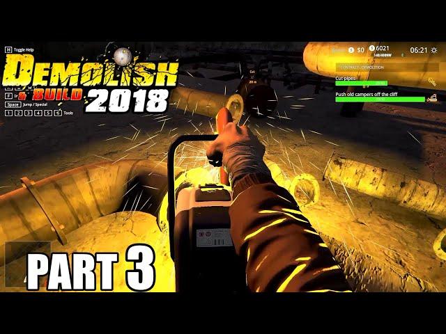 Demolish & Build 2018 Walkthrough Gameplay Part 3 / PC