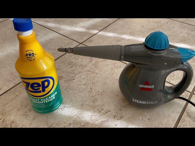 BEST Grout Cleaner - Zep Grout Cleaner vs. Bissell SteamShot - Part 1