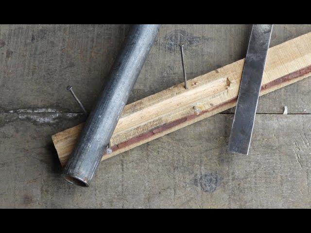 КАК СДЕЛАТЬ ПОЛУКРУГЛУЮ СТАМЕСКУ / Cutters For Wood Carving