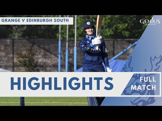 HIGHLIGHTS | Genius Grange v Edinburgh South | Masterton T20 2023