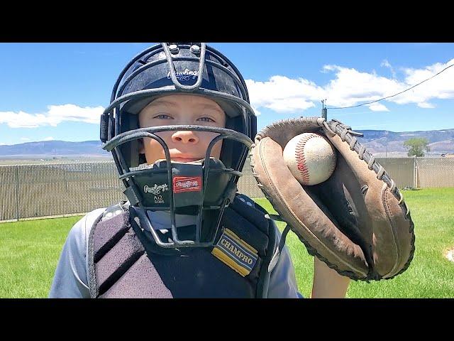 ️FIRST TIME BEING A BASEBALL CATCHER!