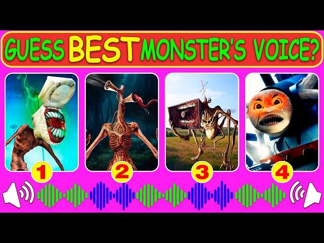 Guess Monster Voice Siren Head Toilet, Siren Head, Megahorn, Spider Thomas Coffin Dance