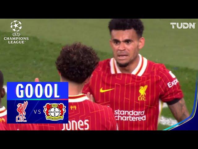 ¡COLOMBIANO! Golazo de Luis Díaz | Liverpool 1-0 Bayer Leverkusen | UEFA Champions League 24/25|TUDN