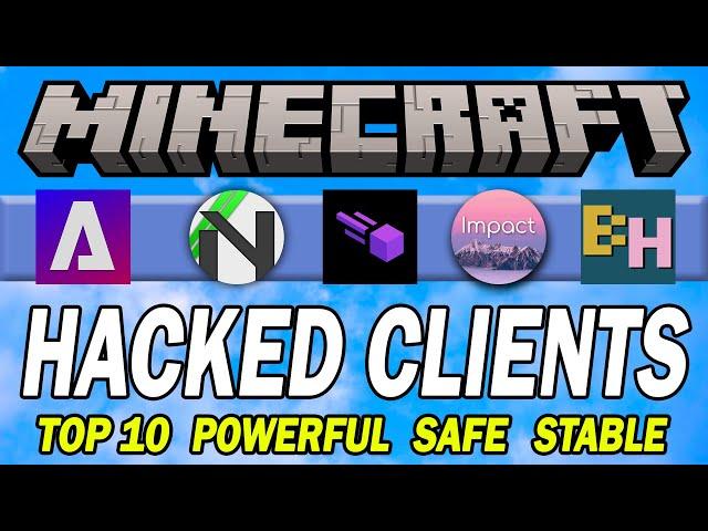 Top 10 BEST Minecraft Hacked Clients