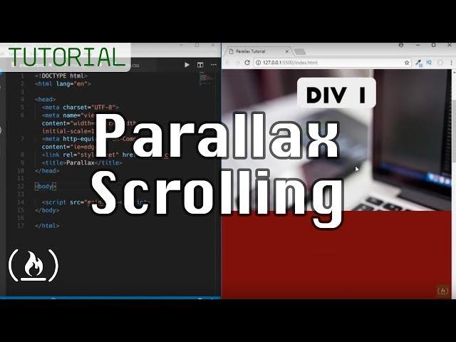 Parallax Tutorial - Scrolling Effect using CSS and Javascript