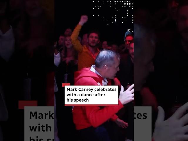 Carney dances to Down With Webster after election win