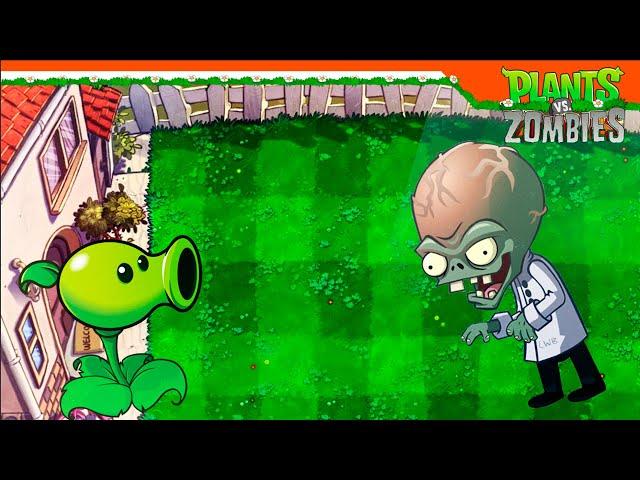  2 УРОВЕНЬ УЖЕ ЗОМБОСС!!!!  МОД ПОЛНЫЙ ХАРДКОР!  Plants vs Zombies (Растения против зомби )