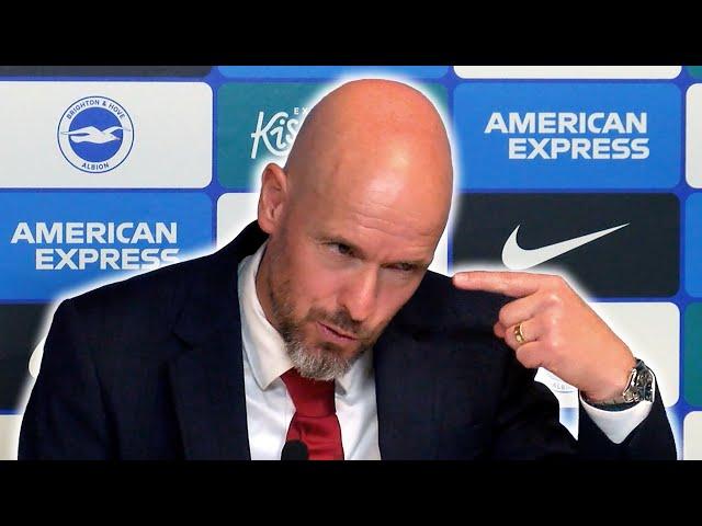 Erik ten Hag post-match press conference | Brighton 2-1 Manchester United