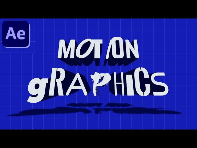 Text Changing Effect Animation in After Effects Tutorial - Text Motion Graphics