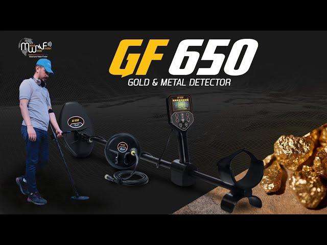 GF 650" New Metal Detector - Gold Nugget & Coins Detector